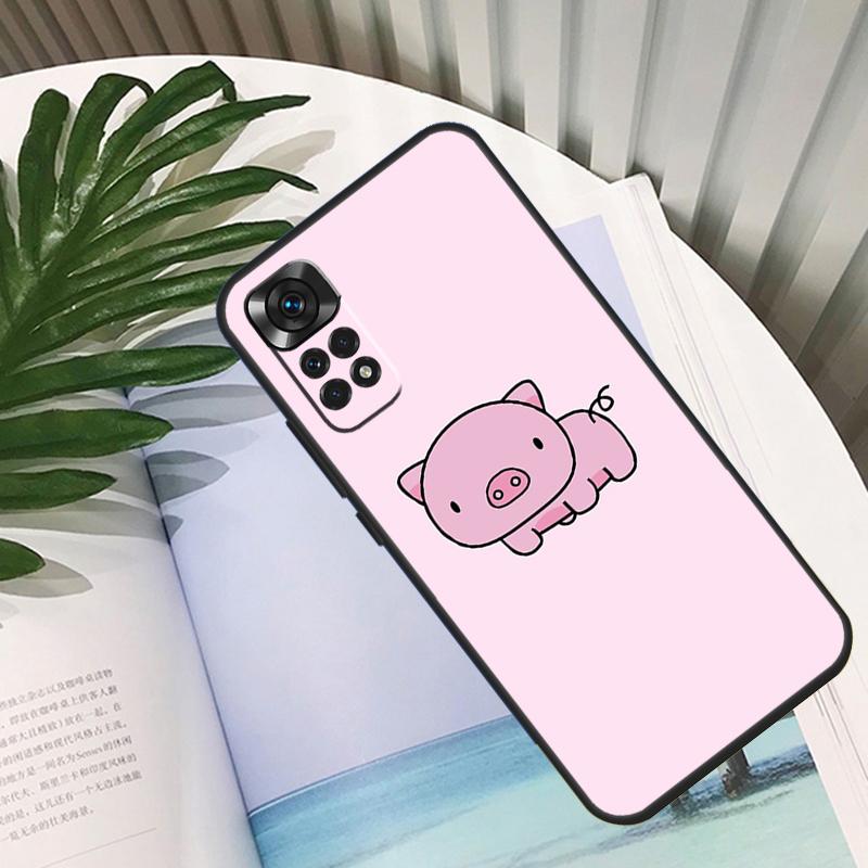 Милый Розовый Свинья Чехол Для Xiaomi Redmi Note 14 10 11 12 13 15 Pro Plus Чехол Для Redmi 15 15C 14C 12C 10C 13C
