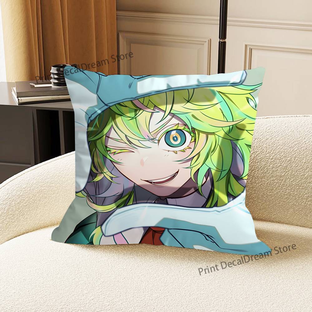 HHagakure MMHA Pillow Case For Sofa Decor Car Office Room Printing Cushion Cover Decorations and Protector