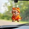 Cat Stylish Acrylic Charm For Unique Car Interior Decor In A Variety Of Colors Bright