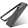 Aluminum Metal Silicone Hard Anti-knock Shockproof Frame Back Cover Bumper Case for iPhone 16 15 14 13 Pro Max Case