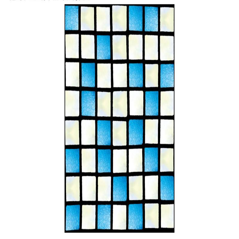 Витражная пленка для окон, непрозрачная матовая защита конфиденциальности, многоразовое съемное покрытие для церковного окна для домашнего декора