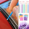 100pcs Car Touch Up Paint Micro Brush, Fine Tip, Black, Purple, Car Maintenance Tool, Brush Disposable Mini Auto Detailing Brushes