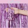 Универсальный 4-метровый мерцающий дождевой занавес для праздничных фонов и декора мероприятий