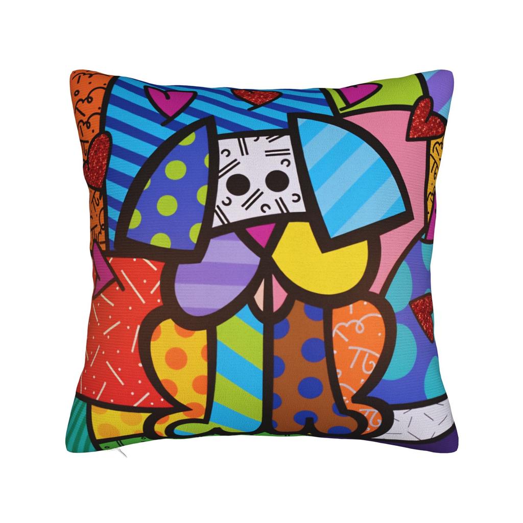 Pillow Case Brittos Art Rabbit Dog Heart Jesus Comfy Pillow Cover For Wedding Party Home Decor Vintage Pillowcases