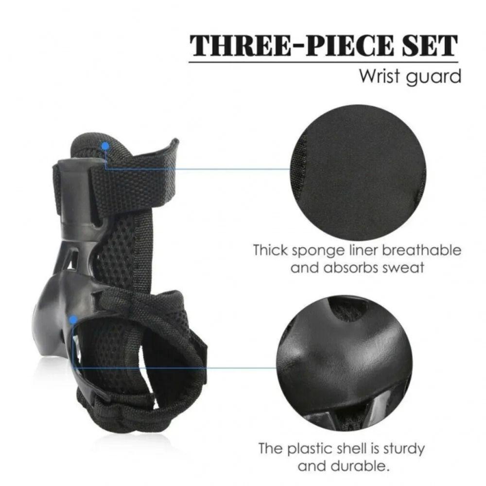6Pcs/Set Safety Skateboard Protection Gear Thicken Bicycle Protect Accessories  Outdoor Sports