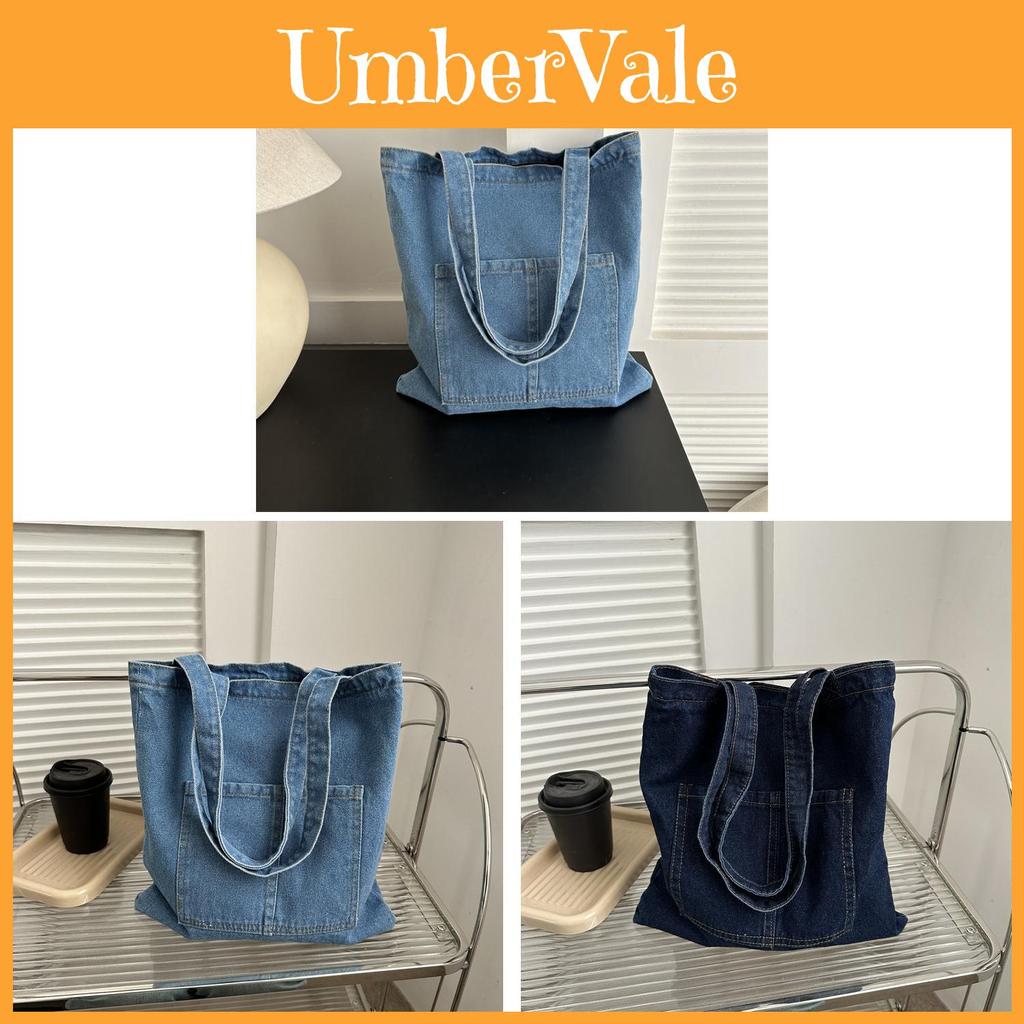 Cowboy Canvas Compact Shoulder Bag With Stitch Detailing For Street Fashion