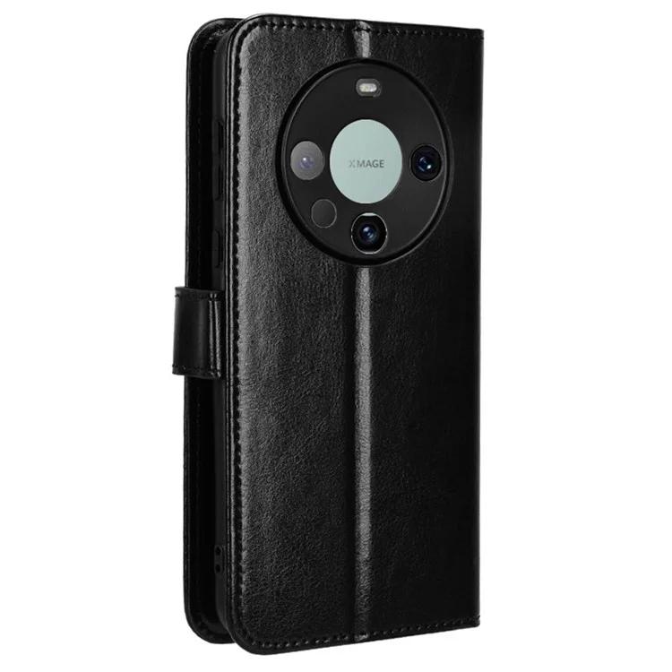 Для Huawei Mate 60 полная защита чехол для телефона Crazy Horse текстура кожаный чехол-бумажник-подставка