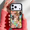 Candy Creamy Pink Donut Phone Case for iPhone 17 16 15 14 13 Pro Max Back Cover for 12 11 Pro Coque