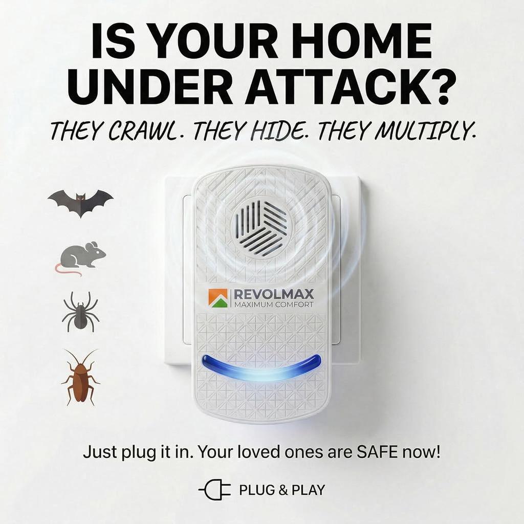 Ultrasonic repellent , Anti,rats, spiders, ants and cockroaches White