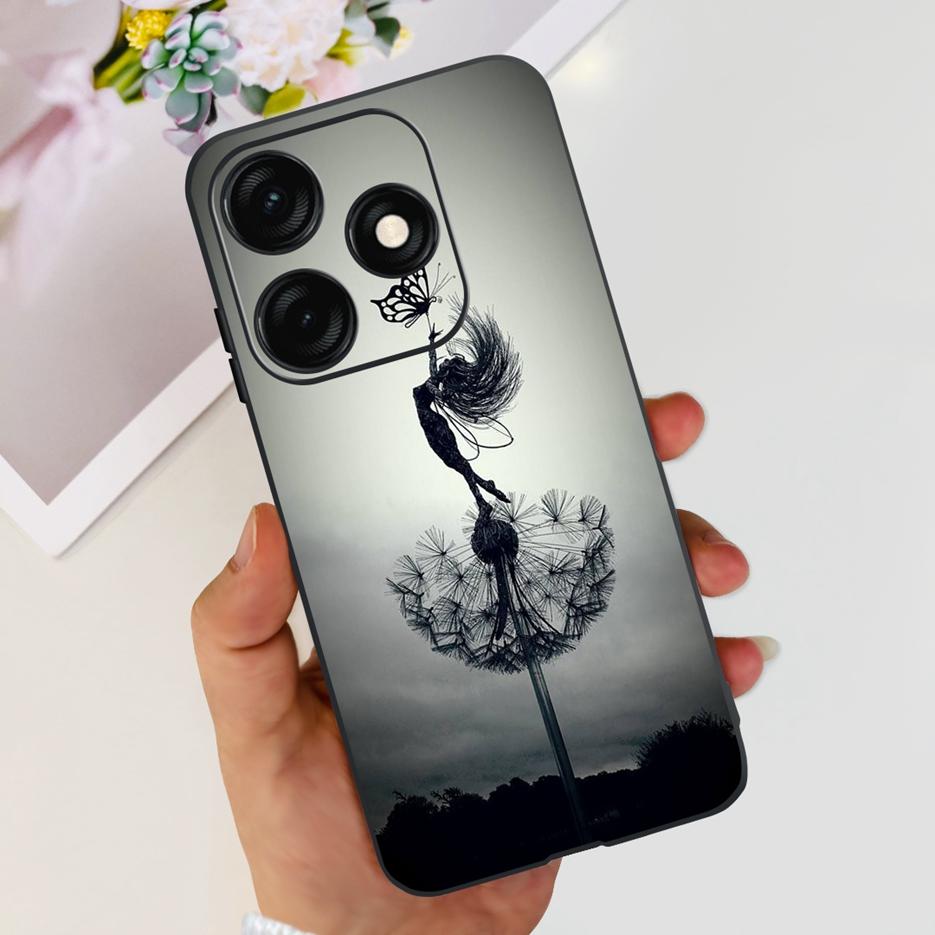 Чехол для Tecno Spark 20C BG7n BG7 Стильный окрашенный чехол Мягкий ТПУ Матовый чехол для телефона Для Tecno Spark 20 Pro Plus Spark20 20C Бампер