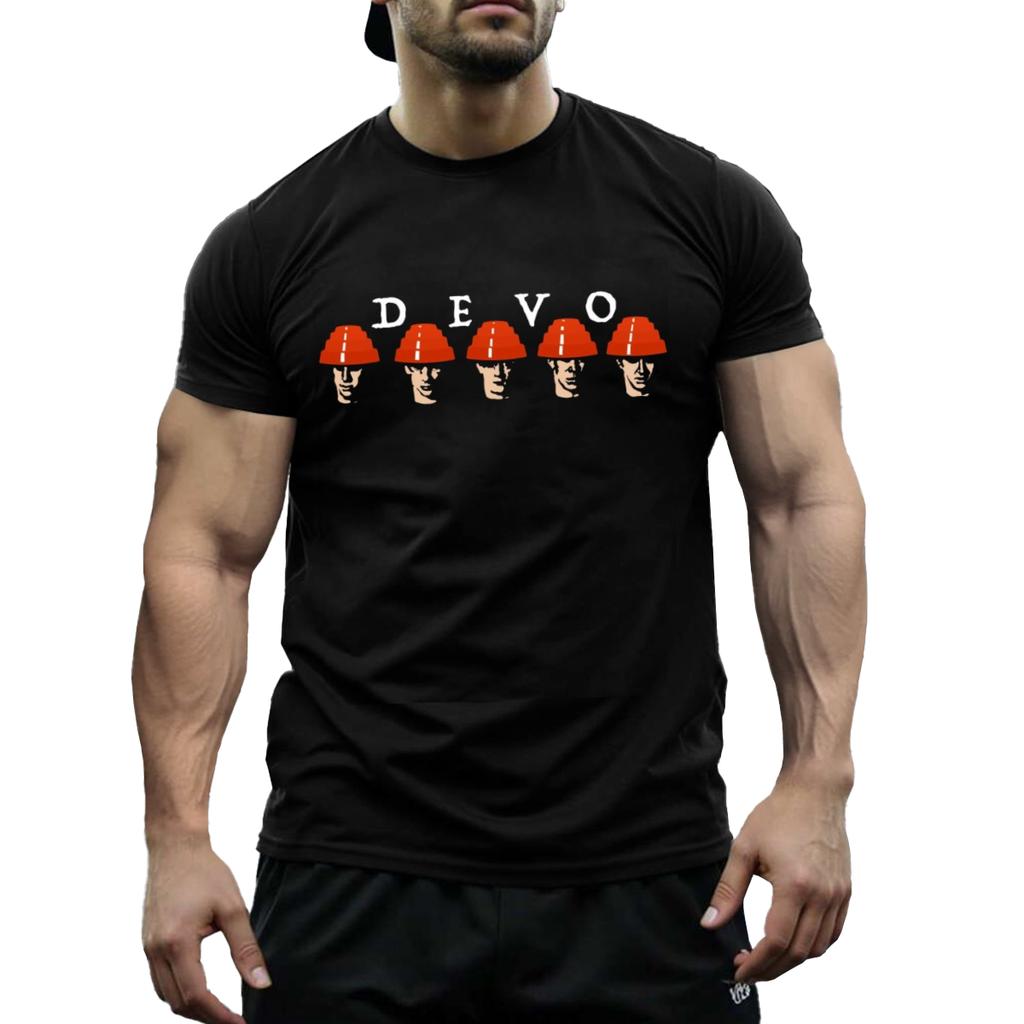 Devo Band Cotton Gift for Family Funny all Size Men T-Shirt