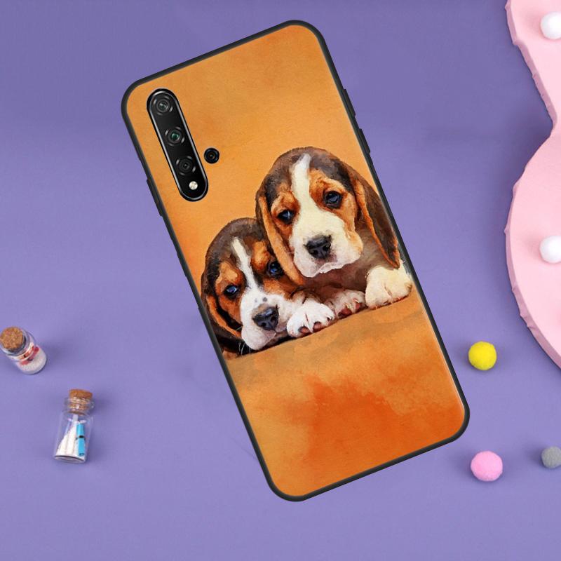 Чехол для щенка бигля для Huawei Nova 10 9 SE 11 Pro 11i 8i 7i 3i Y60 Y61 Y70 Y90 Y91 P20 P40 P30 Lite