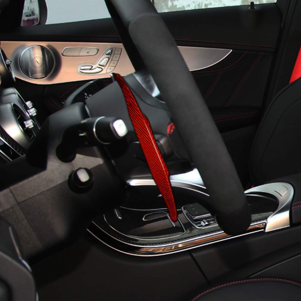 AIRSPEED Carbon Fiber Steering Wheel Paddle Shifter Extension Cover Shift Paddle Interior Trim Accessories