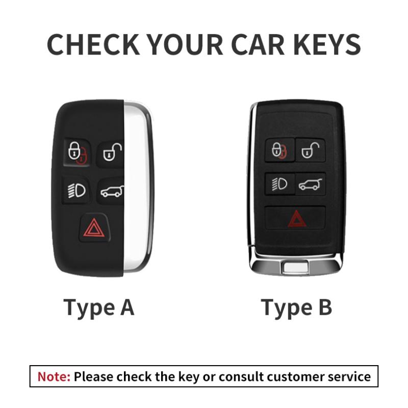 Car Remote Key Case Cover For Land Rover Range Rover Sport Evoque Freelander Velar Discovery 4 for Jaguar XE XJ XF Guitar