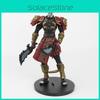 God Of War Kratosfigure Pvc Poseable Model With Fire Effect For Collectors