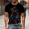 Printed T-shirt Dragon Ball Z Tops Vegeta Goku New Gym Oversized Men's Streetwear Anime Tshirt Valorant Children's Clothes 2024
