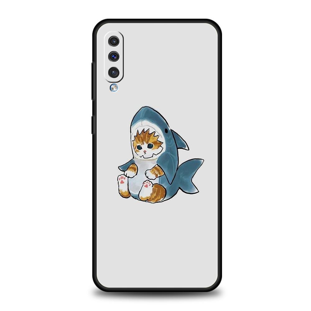 Животные Чехол для телефона с кошкой для Samsung Galaxy A56 A36 A26 A34 A17 A16 A06 A14 A12 A54 A72 A70 A30 A24 A22 A20e A52 A50 A40 A32 Чехол