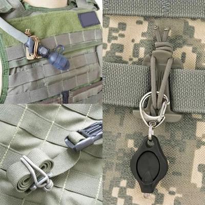 Molle Web Dominators с эластичной нитью Тактический ремень Инструмент для управления Аксессуары для рюкзака Многоцелевая застежка