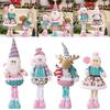 Snowman Elk Old Man Pink Telescopic Doll Children Xmas Gift Christmas Tree Decoration Home Wedding Party Supplies Plush Ornament