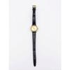 Использованные Сегодня только RADO Rado Винтажные Женские Часы Золотой Циферблат Черный Кожаный Ремешок Рабочий Предмет (Батарея заменена) Видео — это ИИ