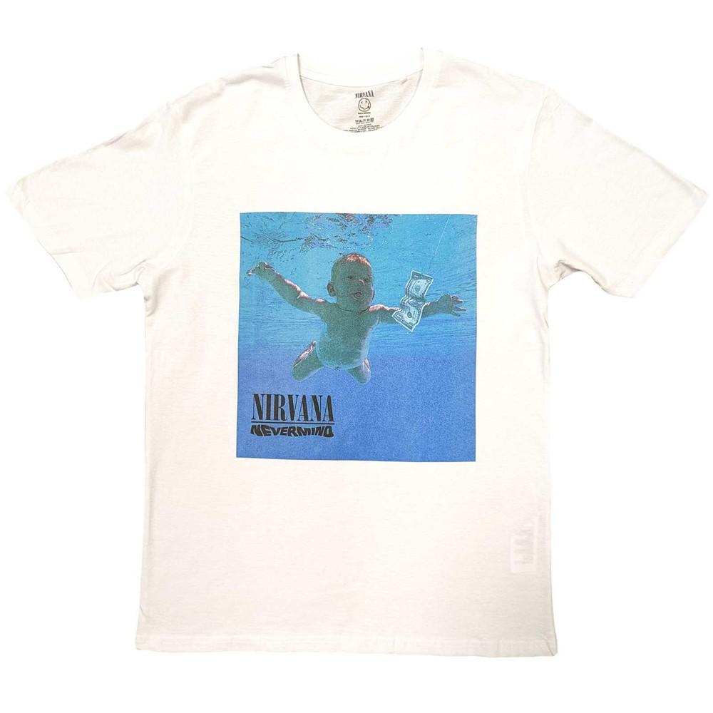 Concert Nirvana Nevermind Album Unisexs Tshirt Ly Licensed New