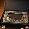 2PCS 250th Anniversary License Plate Holder Easy To Install Sturdy Car License Plate Frame for Patriots and Commemorative Days
