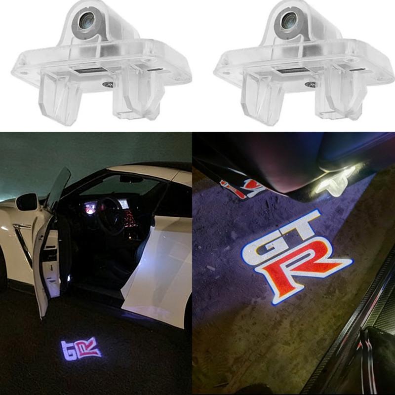 HD For Nissan GTR GT-R R35 Sylphy Xtrail X-Trail T31 Teana J31 Accsesories Car LED Door Projector Light