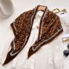 Commuter Travel Herringbone Velvet Letter Chain Triangle Scarf Shawl Outer Decorative Scarf Headscarf Scarf
