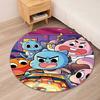 The Amazing World of Gumball Printed Round Rug Carpet Chair Rug Area Rug Entryway Doormats,for Office Chair Living Room Bedroom Kitchen Room.