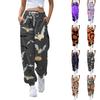 Women's Casual Fashion Halloween Printed Leisure Pants Sweatpants Trousers Drawstring Elastic Waist Drawstring Drawstring Pants