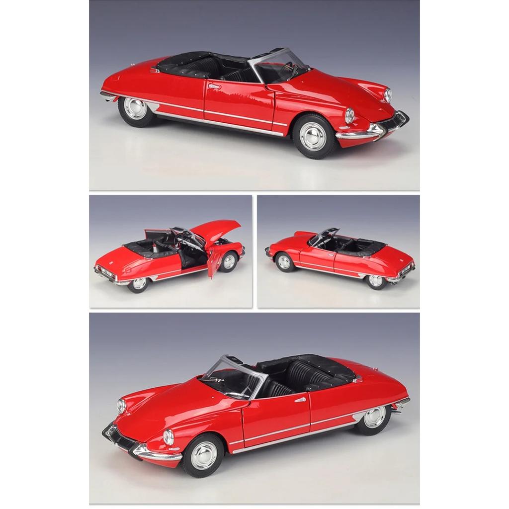 Welly 1/24 Citroen DS19 Кабриолет Сплав Люкси Модель Автомобиля Литьевой Металл Классический Ретро Автомобиль Спортивный Автомобиль Модель Симуляция Подарок для Детей