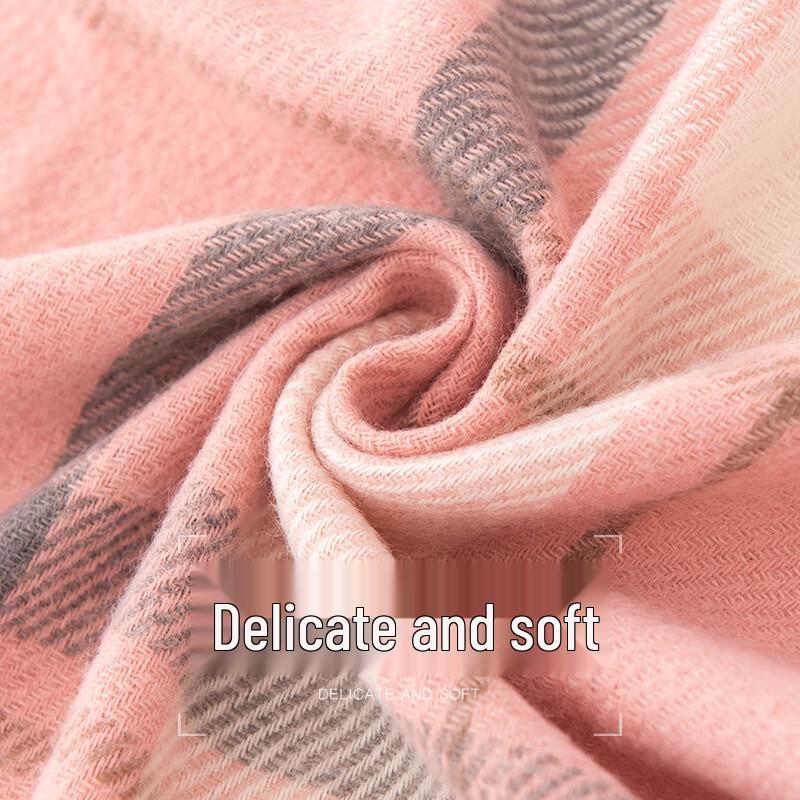 British Style Plaid Winter Scarf