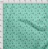 oneOone Ткань Cotton Flex Dusty Teal Green с осенними листьями, проекты для поделок, декоративная ткань с принтом по ярдам, 40 дюймов