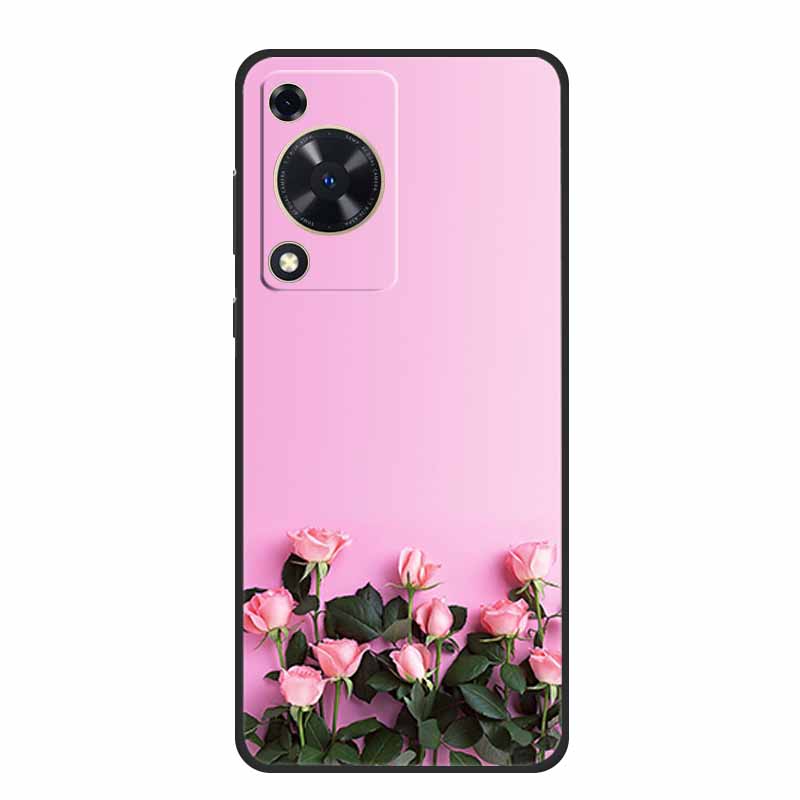 Чехол для Huawei Nova Y72 Чехол Модный Мраморный Черный Силиконовый Мягкий Чехол для Телефона для Huawei Nova Y72 Задняя Крышка Чехол Y 72 Capa