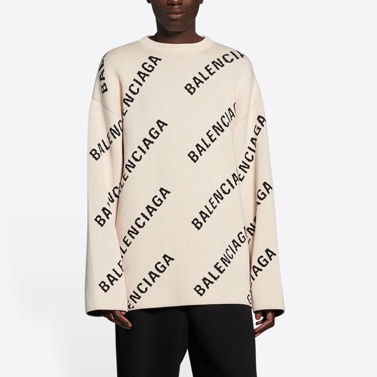 Balenciaga Sweater Men's Light Beige 657401T32009054
