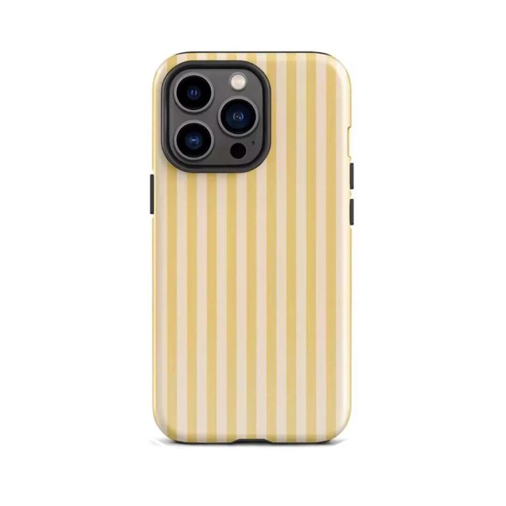 Роскошный Чехол для Телефона Clmj Ins Корея Серия Точки Полоски для iPhone 17 16 15 14 13 12 11 X Air Pro Max Plus Двухслойная Задняя Крышка