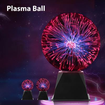 8-дюймовый плазменный шар, статический электрический шар, сенсорный звук, плазменный шар, USB-плагин для вечеринки