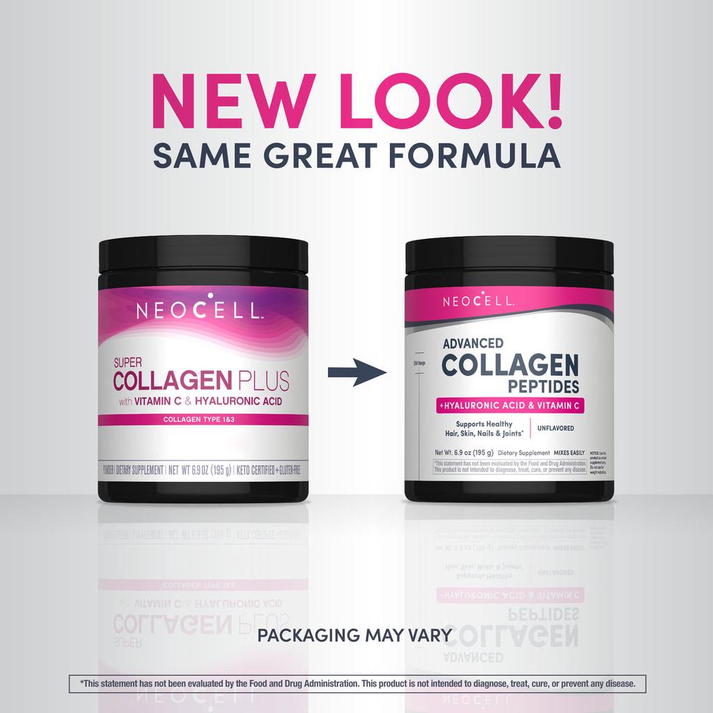 Super Collagen Plus с витамином C и гиалуроновой кислотой в порошке, 15 порций, 6,9 унций