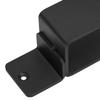 Прочные скобы для баррикадирования дверей Улучшенные держатели для дверных балок из углеродистой стали Черные U-образные откидные держатели для балок