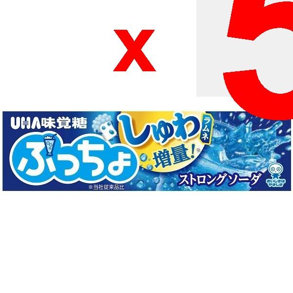 UHA Pucho Stick Крепкая газированная вода 10 шт.. Количество таблеток внутри Pucchio было увеличено. Количество таблеток внутри Pucchio было увеличено.