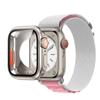 Стеклянный чехол, нейлоновый ремешок для Apple Watch 44 мм, 45 мм, 40 мм, 41 мм, чехол + ремешок, защитная пленка для экрана, IWatch Series 56 Se 7 8, переход на Ultra