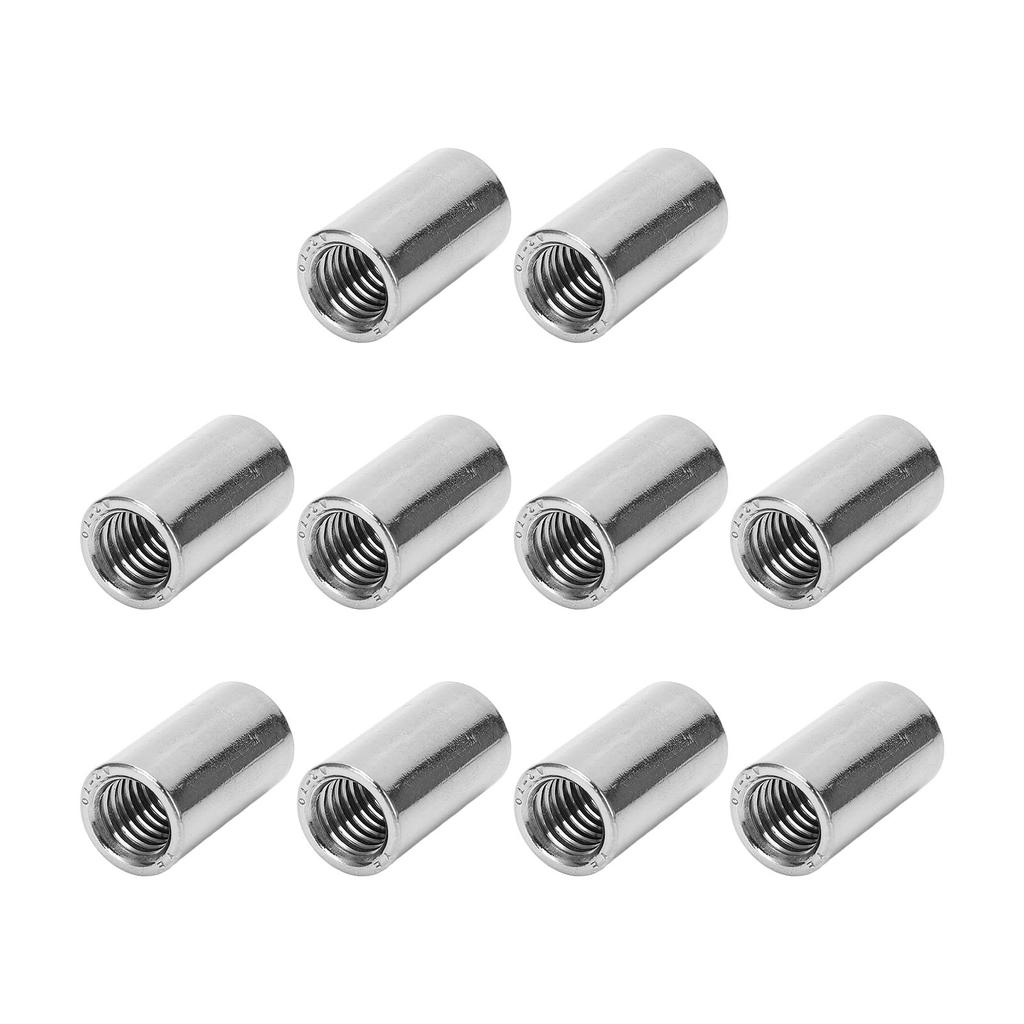 10 шт. Круглая соединительная гайка из нержавеющей стали, внутренняя резьба M10, комплект гаек-соединителей для обслуживания