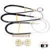 EWR5444 Electric Window Regulator Repair Kit Front Left or Right Door for Bentley Continental MK1 GT GTC W 393 394 2003-2011