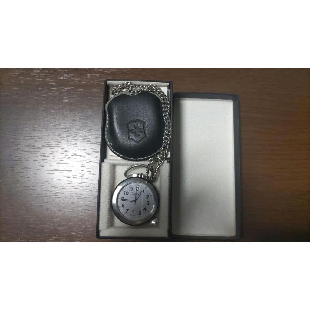 Использованные карманные часы VICTORINOX Swiss Army с коробкой и футляром
