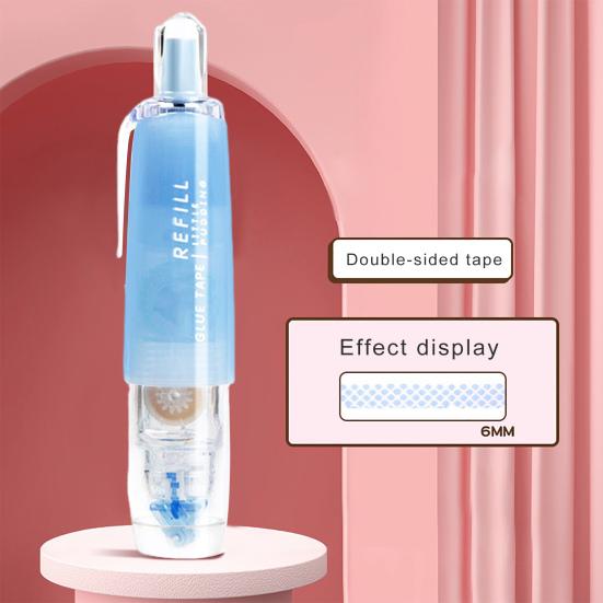 Ролик для клейкой ленты, выдвижной ролик для двусторонней ленты, диспенсер для клейкой ленты для скрапбукинга для домашней школы