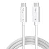 Двойной кабель 240 Вт Thunderbolt 4 USB-C для Android и автомобильной зарядки PD