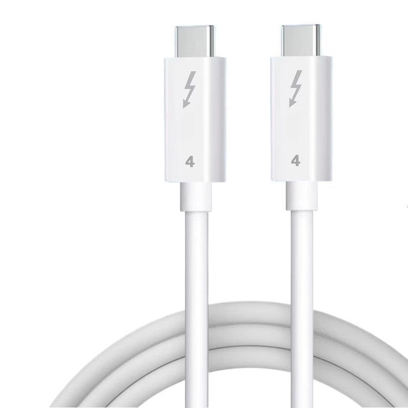 Двойной кабель 240 Вт Thunderbolt 4 USB-C для Android и автомобильной зарядки PD
