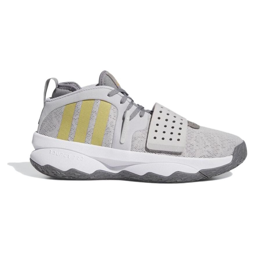 Adidas Кроссовки унисекс Dame 8 EXTPLY Light Solid Grey Gold Metallic Grey-Three IG8086