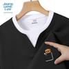 JEANSWEST LIFE Мужская вафельная футболка-хенли с длинным рукавом, многослойная