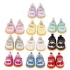 10 Colors Cotton Doll Shoes Fashion PU Leather Shoes New DIY Toys  for 20cm Cotton Dolls